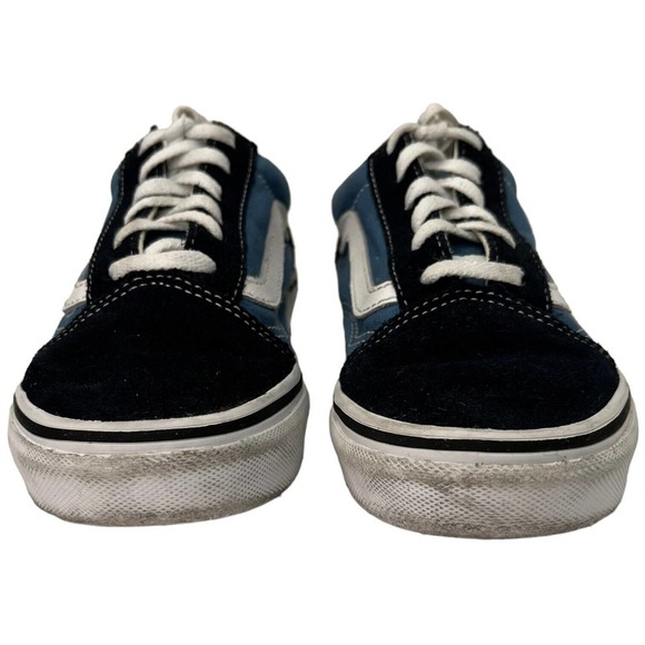 Vans Unisex Kids Old Skool Suede Canvas Casual Skater Trainers Sneakers 2.5 - Picture 3 of 11